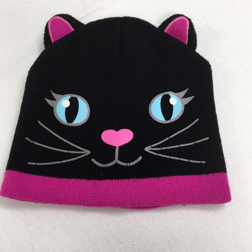 2/$10 Cat Knit Hat - Picture 1 of 4